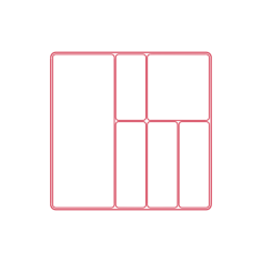Objects Kitchen Drawer Organizers Ikea Stodja Flatware Tray Large Outline Svg File, Free Vectors File